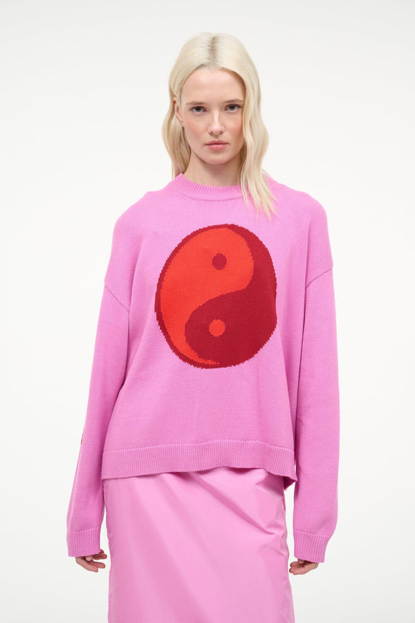 staud GIADA SWEATER ORCHID