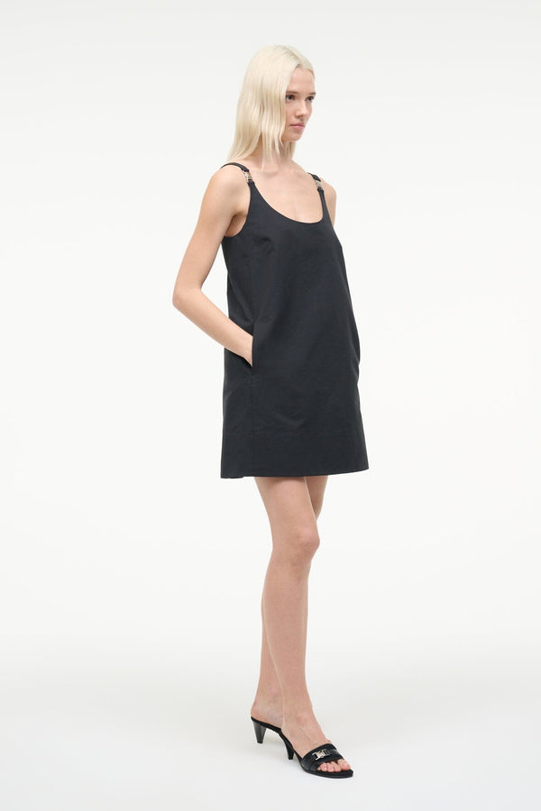 Staud GLADE DRESS BLACK