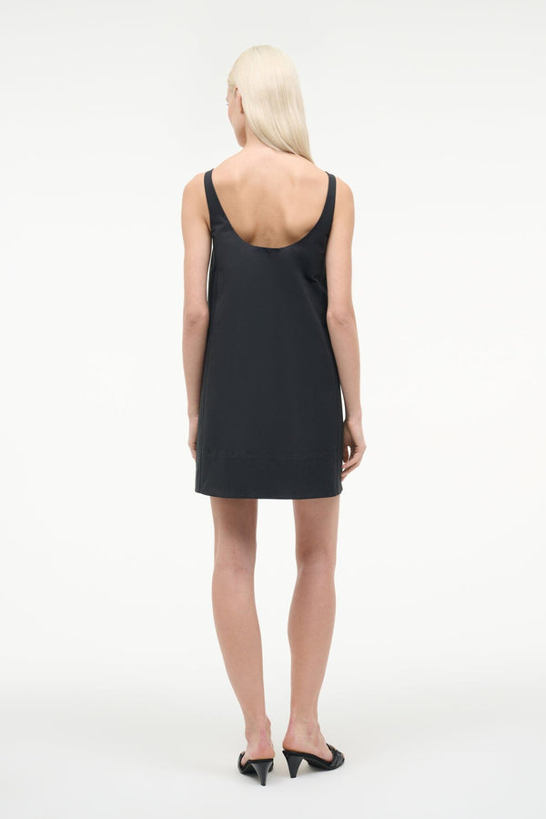 Staud GLADE DRESS BLACK