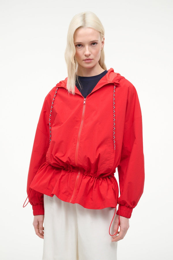 staud GONDOLA JACKET CARDINAL