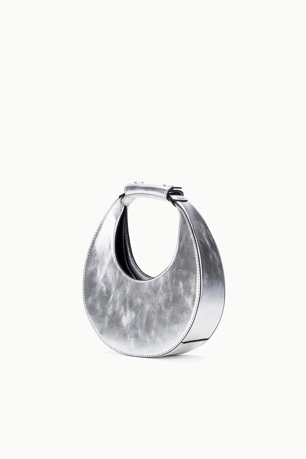 Staud GOOD NIGHT MOON BAG SILVER