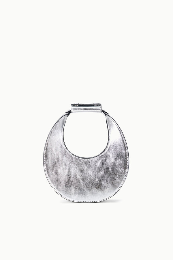 staud GOOD NIGHT MOON BAG SILVER