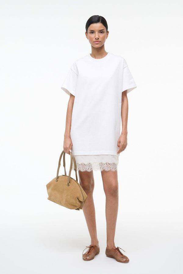 staud GRIER DRESS IVORY
