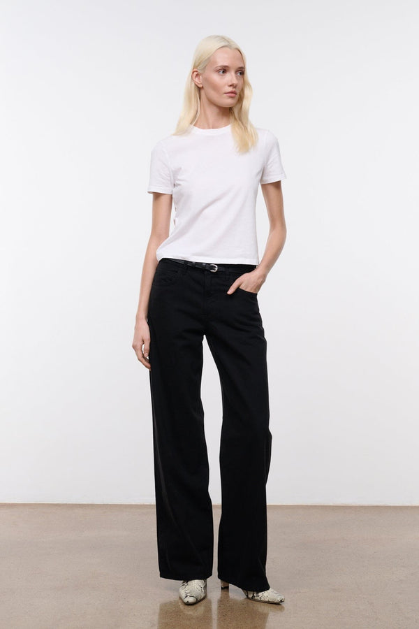 Staud GUS RELAXED JEAN BLACK