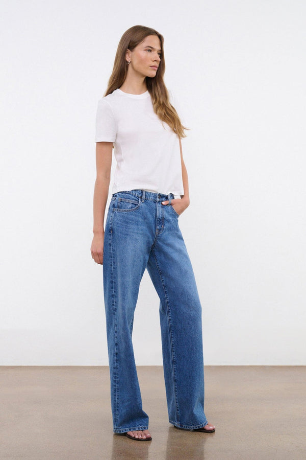 Staud GUS RELAXED JEAN VINTAGE WASH
