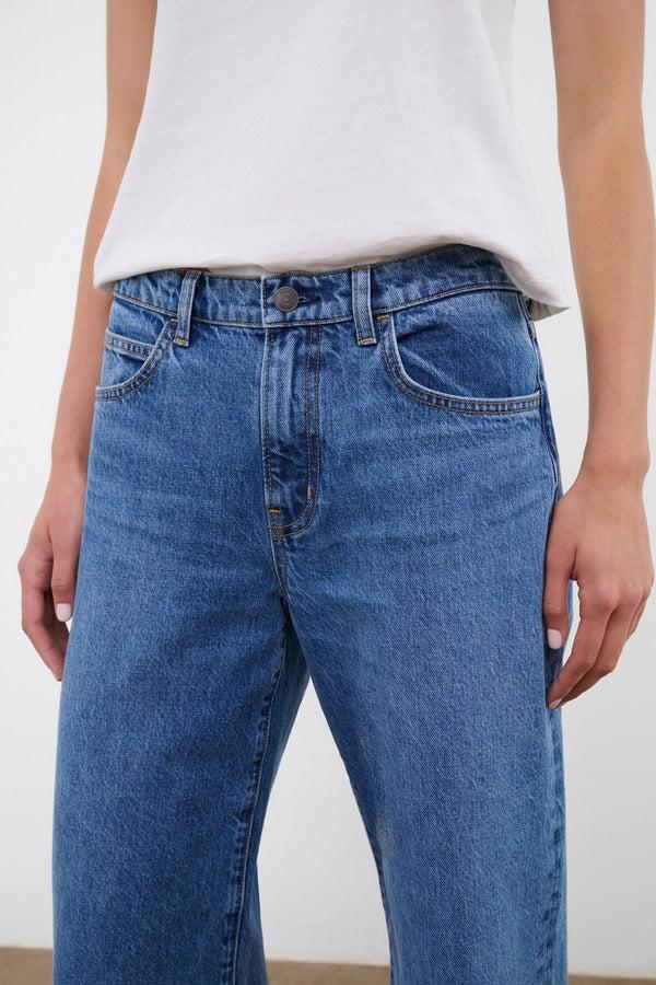 Staud GUS RELAXED JEAN VINTAGE WASH