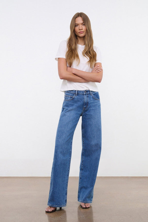 staud GUS RELAXED JEAN VINTAGE WASH