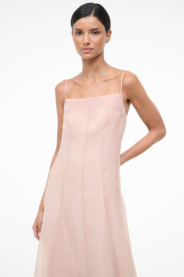 Staud GUSTAV DRESS FAWN