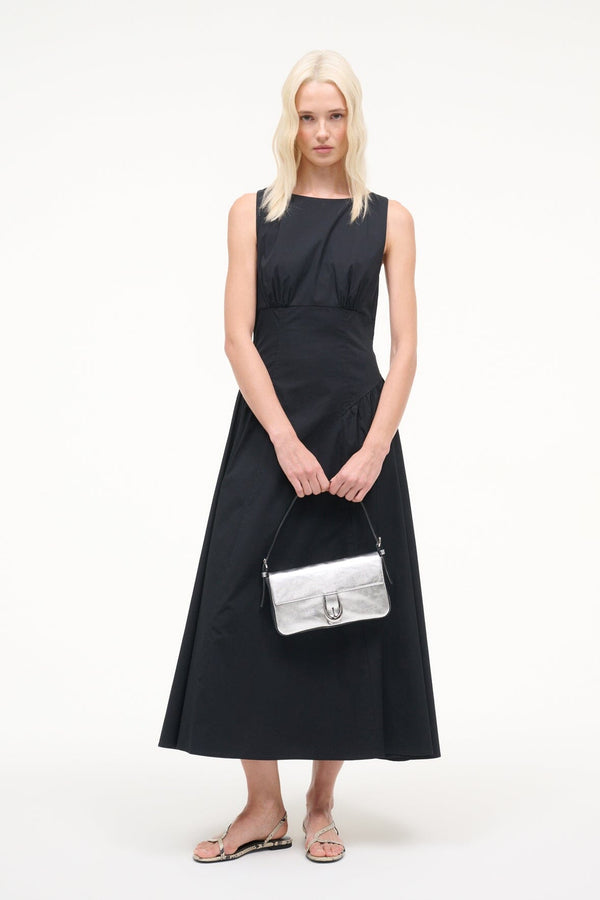 Staud GWEN DRESS BLACK