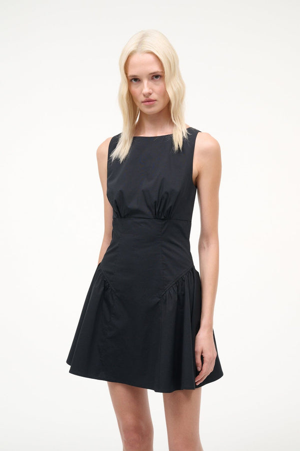 Staud GWEN MINI DRESS BLACK