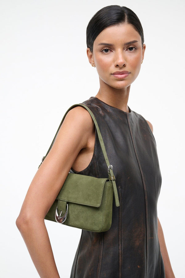Staud HARLOW BAG AVOCADO SUEDE