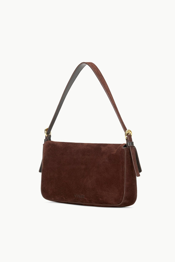 Staud HARLOW BAG MAHOGANY SUEDE