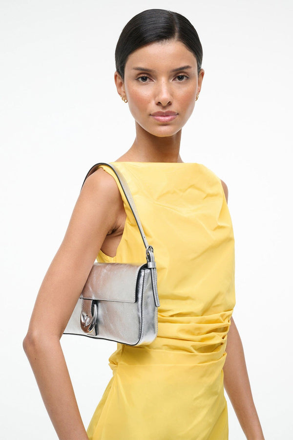 Staud HARLOW BAG SILVER