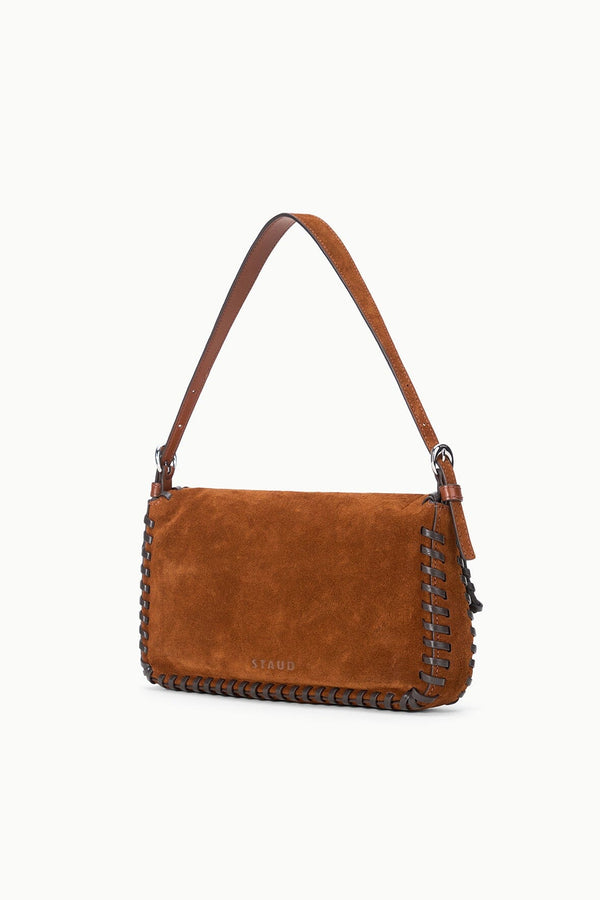 Staud HARLOW BAG TABAC SUEDE ESPRESSO