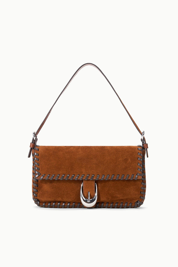staud HARLOW BAG TABAC SUEDE ESPRESSO