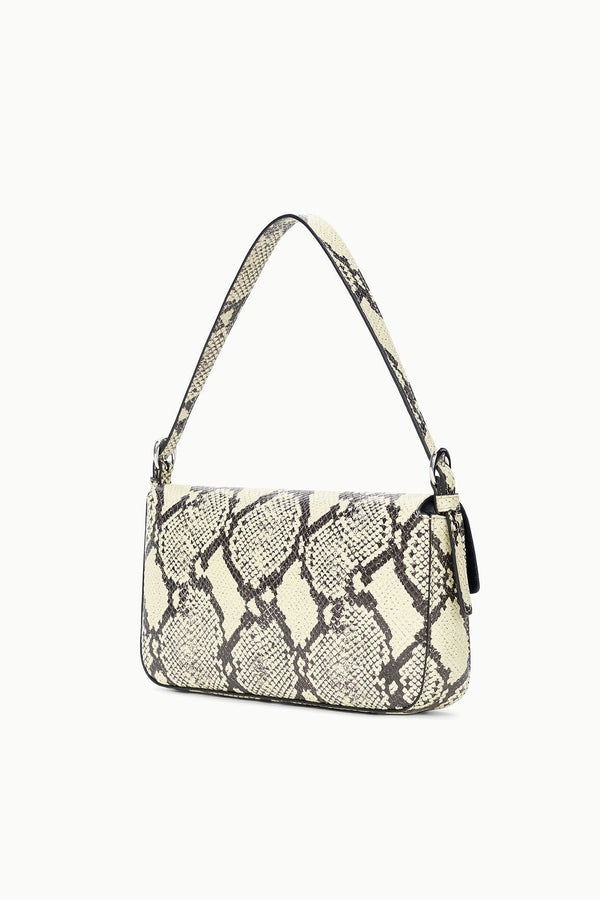Staud HARLOW BAG WHITE SNAKE