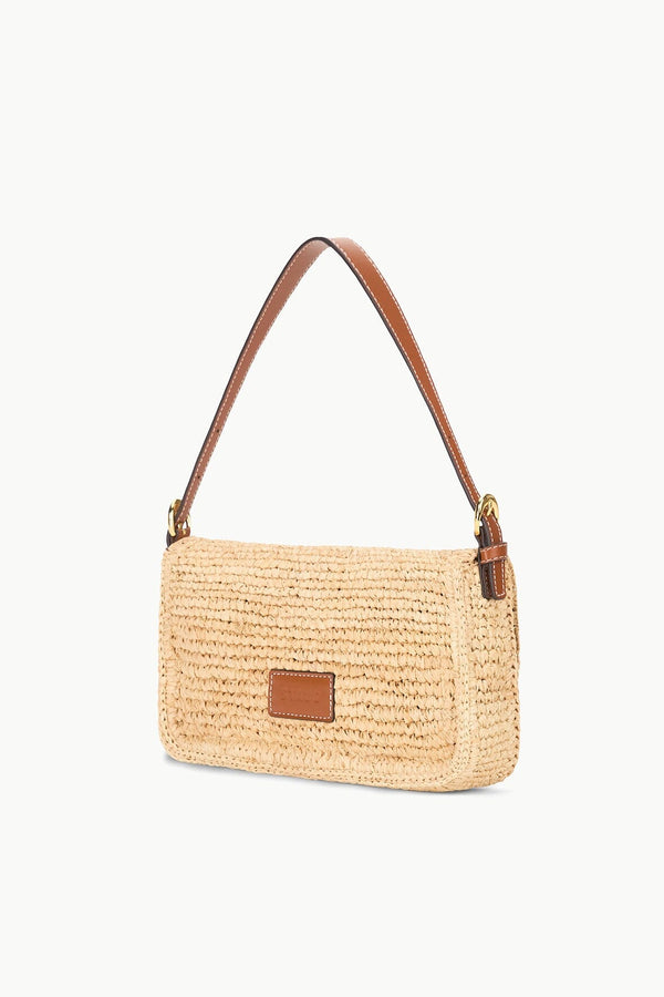 Staud HARLOW RAFFIA BAG NATURAL TAN