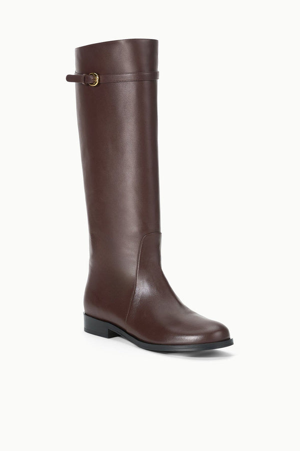 Staud HARLOW RIDING BOOT ESPRESSO