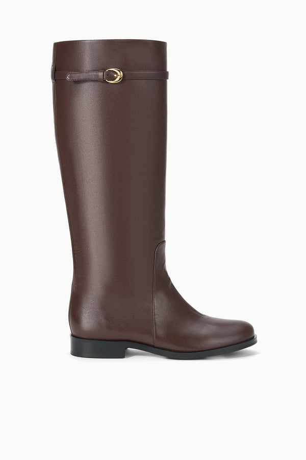 staud HARLOW RIDING BOOT ESPRESSO