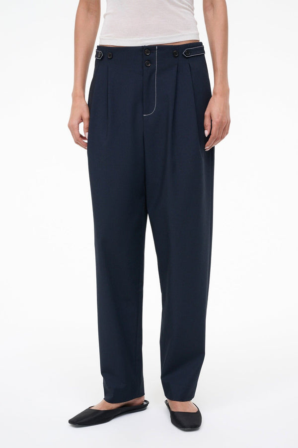 Staud HEATH PANT NAVY