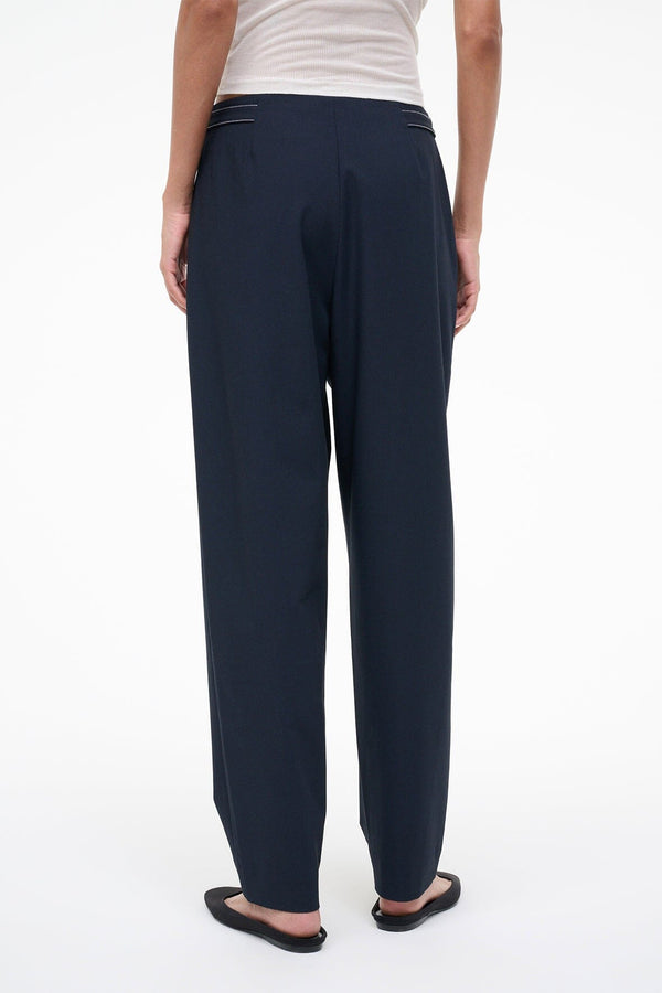 Staud HEATH PANT NAVY