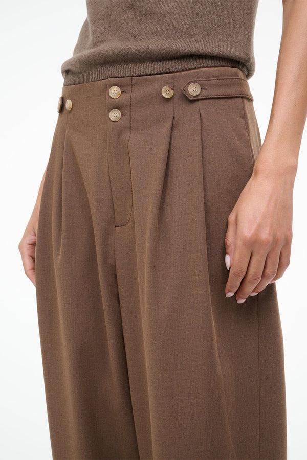 Staud HEATH PANT NUTMEG
