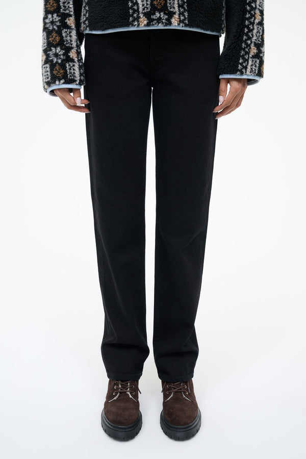 Staud HENRY COMBAT BOOT ESPRESSO SUEDE