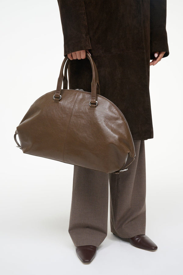 Staud HESTER SATCHEL TRUFFLE