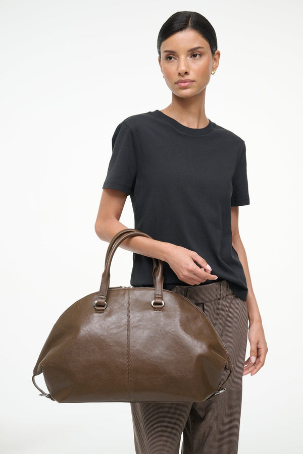 Staud HESTER SATCHEL TRUFFLE