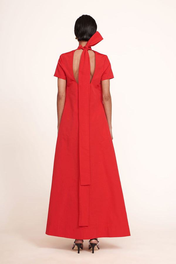 Staud ILANA DRESS POINSETTIA