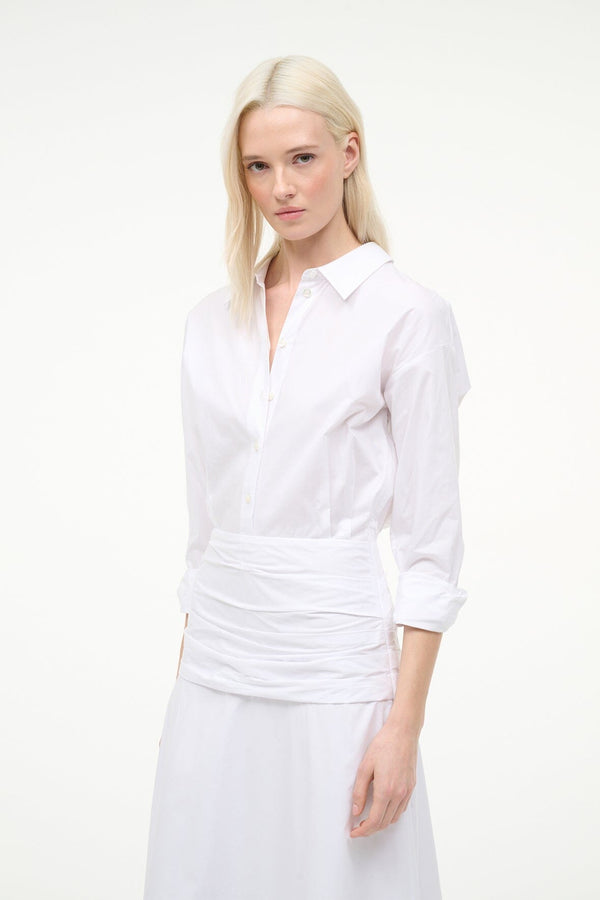 Staud INDYA DRESS WHITE