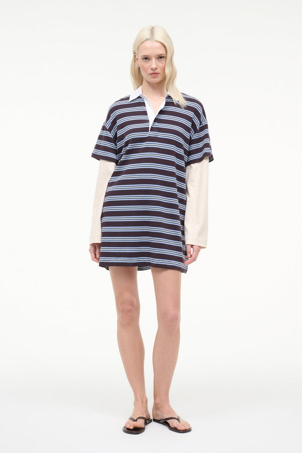 Staud IVAR DRESS REDONDO STRIPE