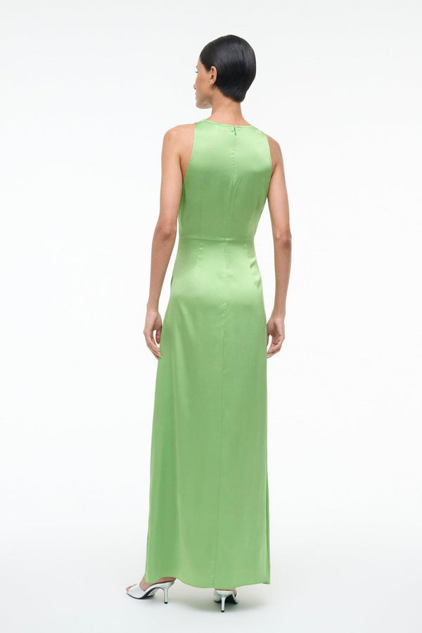 Staud JAELYN SILK DRESS SPROUT