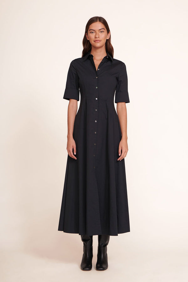 staud JOAN MAXI DRESS BLACK
