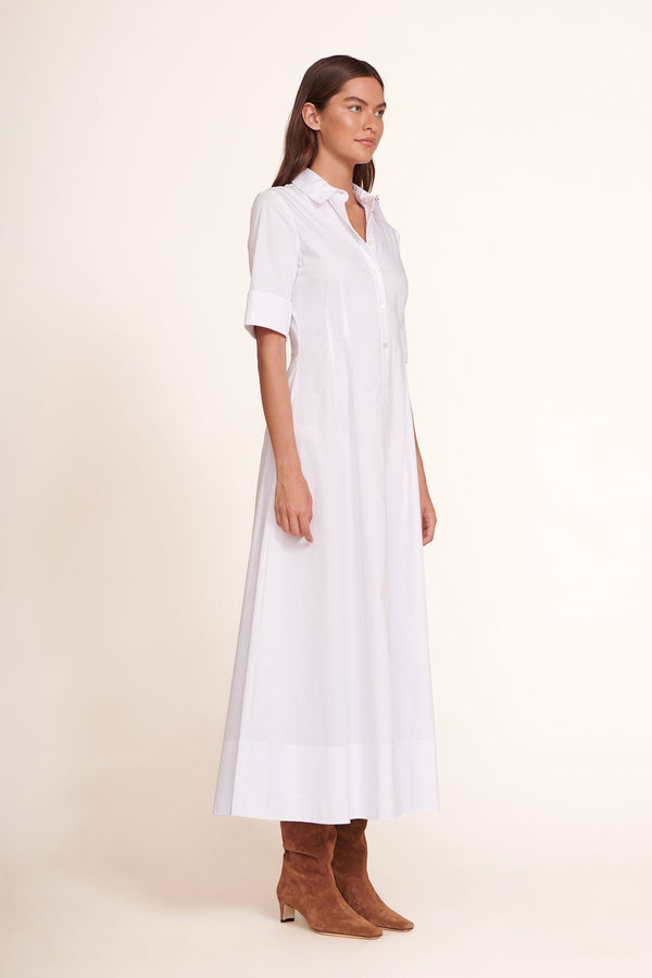 Staud JOAN MAXI DRESS WHITE
