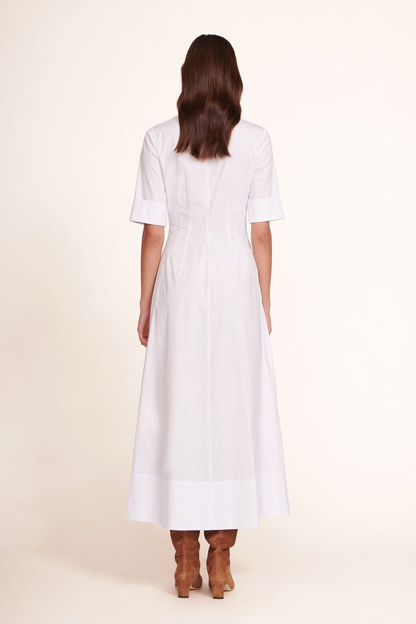 Staud JOAN MAXI DRESS WHITE