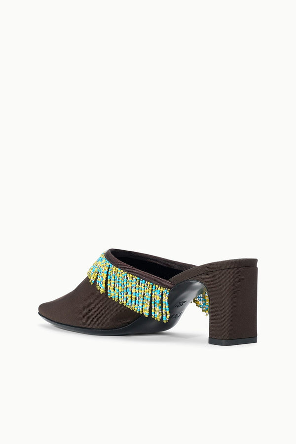 Staud JOANNA KITTEN HEEL MULE ESPRESSO