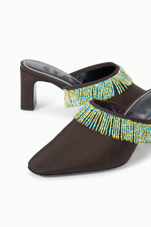 Staud JOANNA KITTEN HEEL MULE ESPRESSO