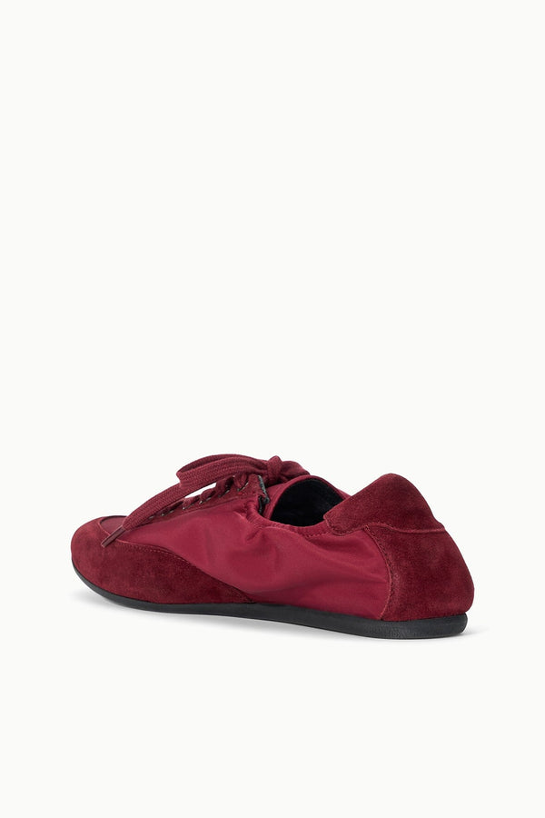 Staud JOEY SPORT BALLET OXBLOOD