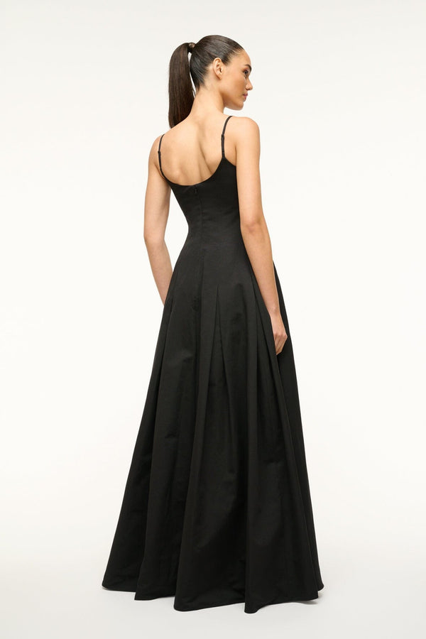 Staud JOY MAXI DRESS BLACK