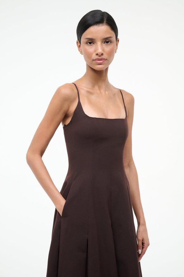 Staud JOY MAXI DRESS EARTH