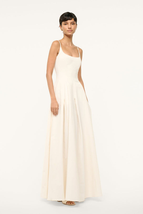 Staud JOY MAXI DRESS IVORY