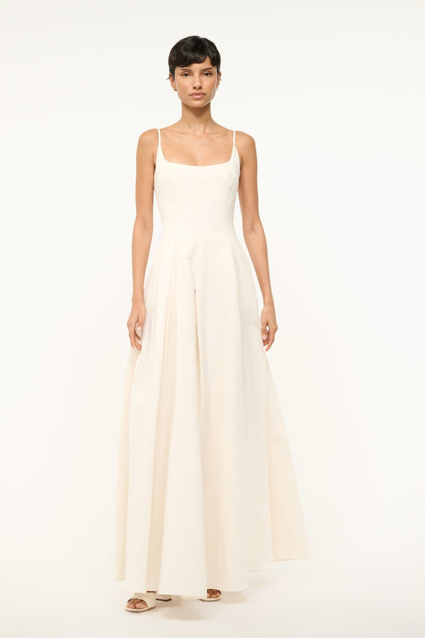 Staud JOY MAXI DRESS IVORY