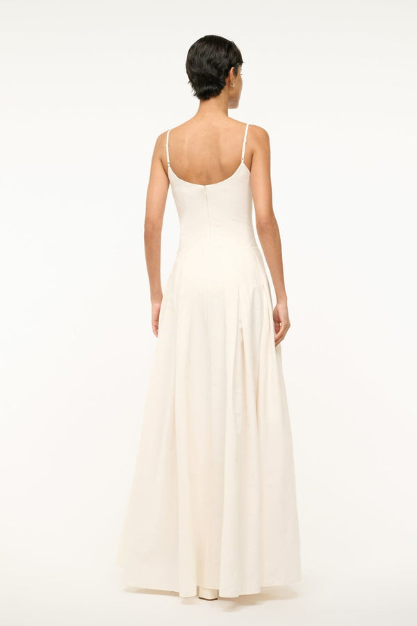 Staud JOY MAXI DRESS IVORY