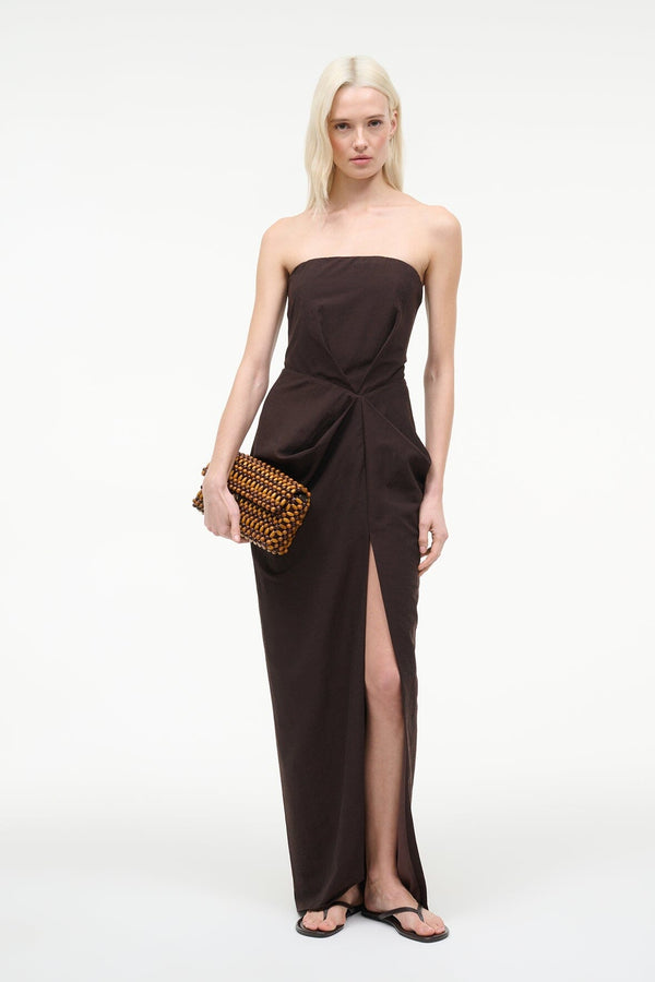 staud KARA DRESS EARTH