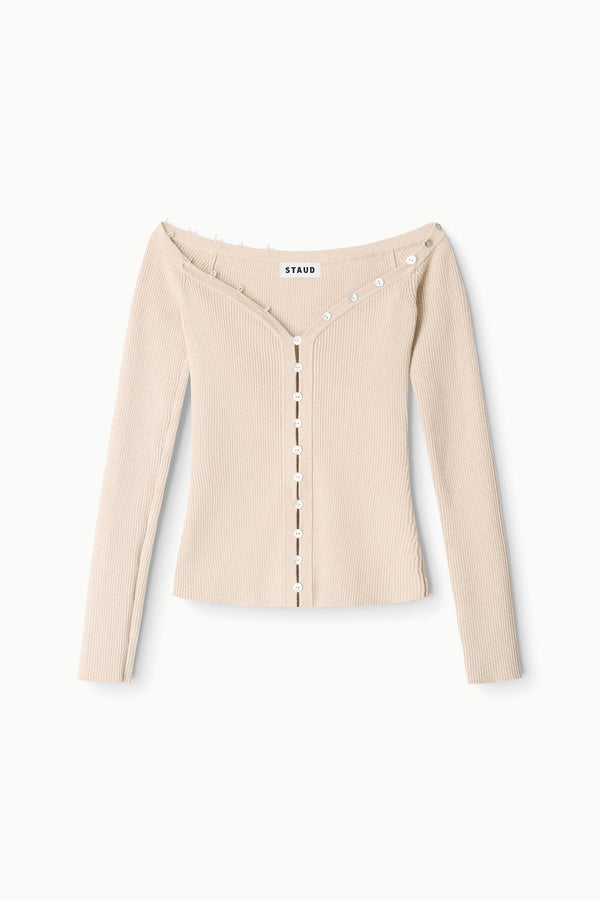 Staud KEATON SWEATER FAWN