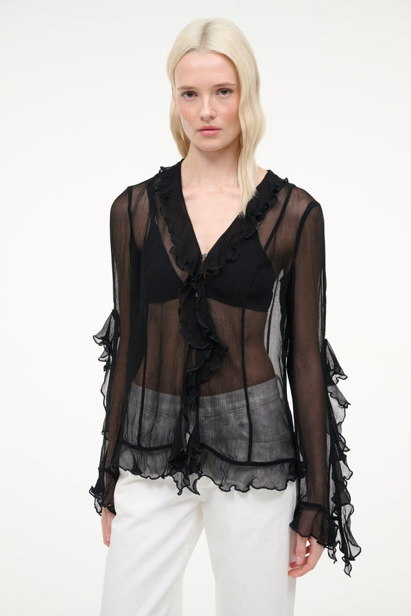 staud KELLCY TOP BLACK