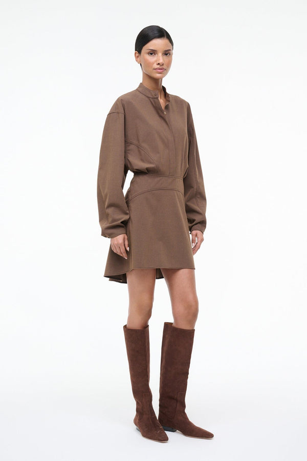 Staud KILN DRESS NUTMEG