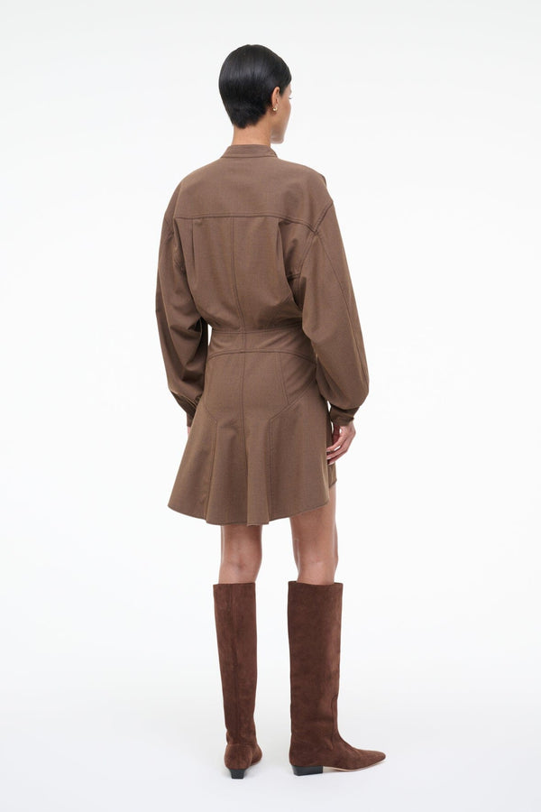 Staud KILN DRESS NUTMEG