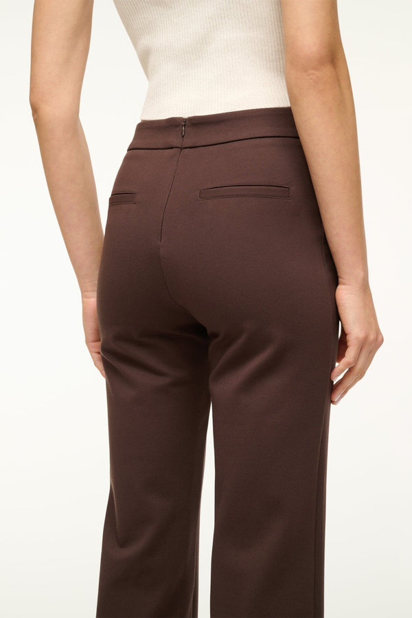 Staud KNACK PANT DARK CHOCOLATE